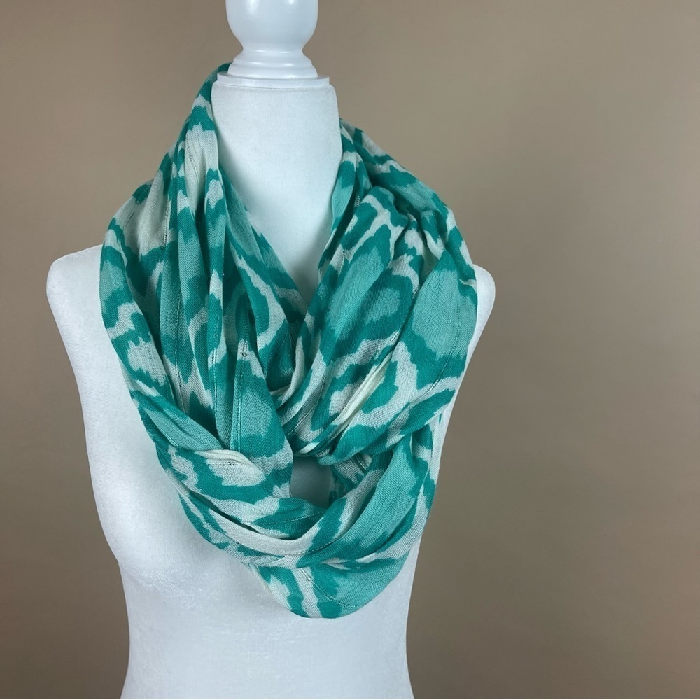 Charming Charlie Boho Lightweight Infinity Scarf Bohemian Hippie Jewel Tone
